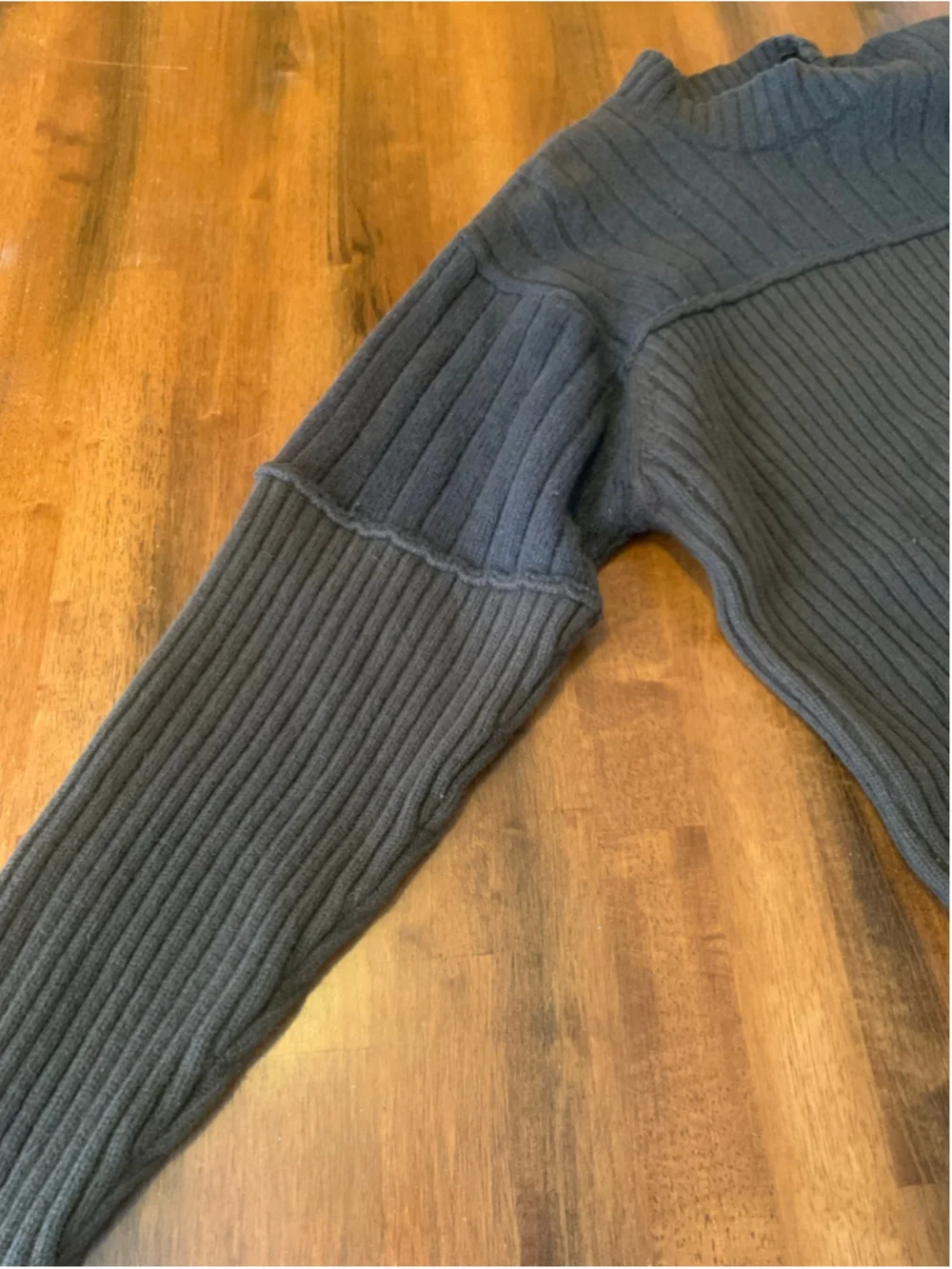 Men's Timberland Ribbed Crewneck Sweater Black XXL